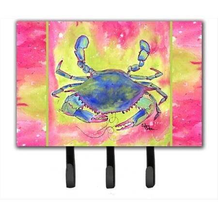 Carolines Treasures 6 x 9 In. Crab Leash or Key Holder 8343TH68